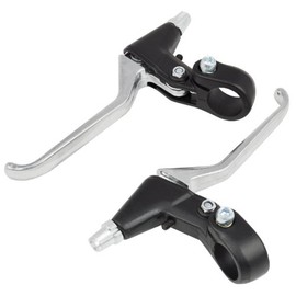 Accessotech Pair of Alloy Brake Levers Three Finger for Mountain Bikes Bicycle Accessory