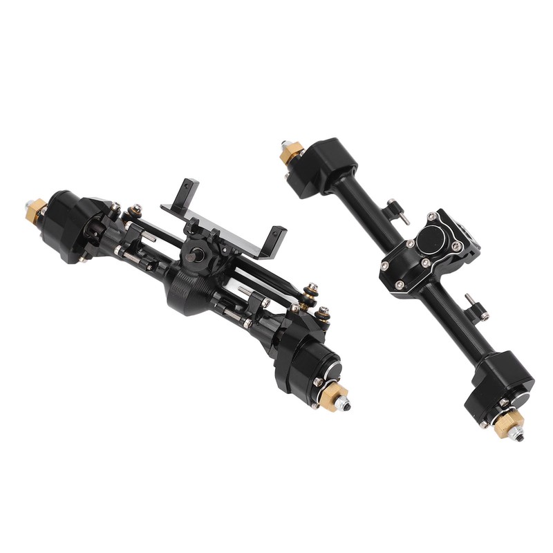 RC Car Metal Complete Front Rear Portal Axle Set Assembly