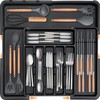 Homecor Silverware Organizer - Expandable Large Kitchen Drawer Organizer Utensil