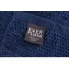 Everplush Diamond Jacquard Face Cloths 6 Pack Polyester Navy Blue