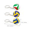 DECHOUS Volleyball Keychain Kids Key Chains Backpack Keychain Kids Keychains