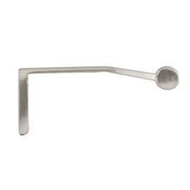 Richelieu Hardware BP386216195 5/8 in (16 mm) Center-to-Center, Contemporary Cabinet Edge Pull, Brushed Nickel