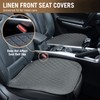 Gloserin Linen Car Seat Covers for Cars - Non-Slip and