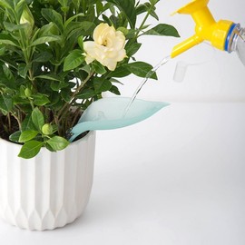 Transparent Blue Flowerpot Watering Leaf Funnel Flower Plant Automatic Waterer watering 17ea