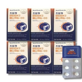 Nutri One Life [Seller Herb Food] Nutrione Supercritical Vitamin K2 Menaquinone + D3 30 tablets, 6 boxes / [셀러허브 식품] 뉴트리원 초임계 비타민 K2 메나퀴논+D3 30정 6박스