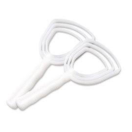 BOLEXION White Poly Bone Dust Scraper, Meat & Fish Scraper, 2 Pack