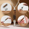 Breathing Necklace with Resistance, Flavoured Air Breathe Necklace Wooden Breathlace
