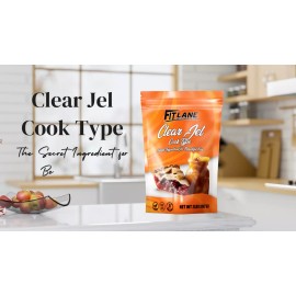 Fit Lane Nutrition Clear Jel Cook Type Powder for Canning, Cooking and Pie Filling 2 LB. Value Size