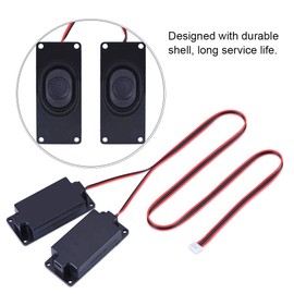 Speakers Pair 70mm x 30mm 8ohm 5W TV Speaker LCD Notebook Tablet PC Sound Amplifier Speaker HiFi Sound High Quality