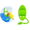 2pcs Plastic Pet Bird Cuttlebone Holder Food Holder, Cuddle Bone