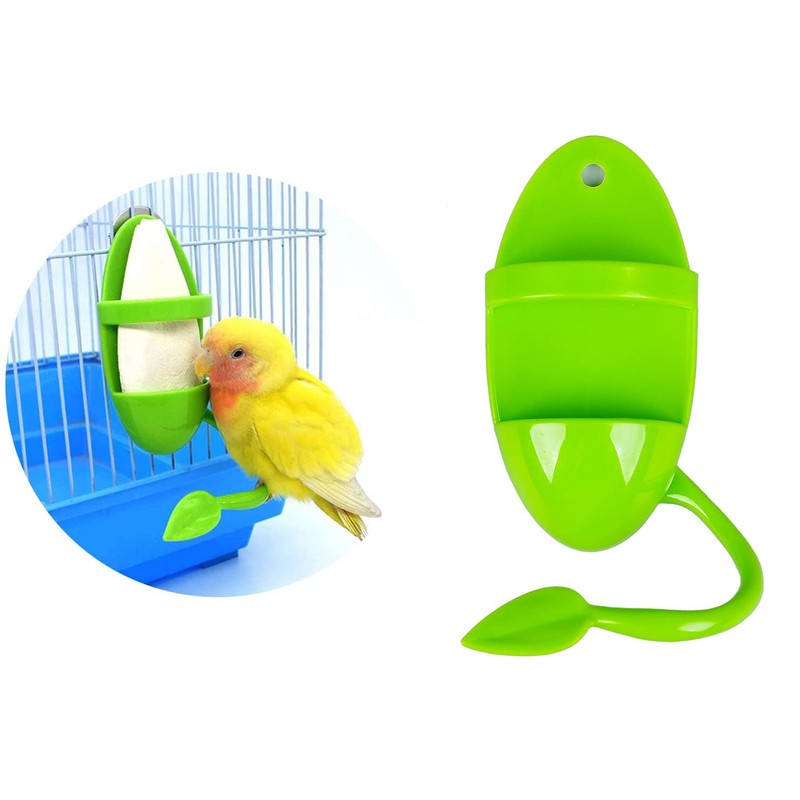 2pcs Plastic Pet Bird Cuttlebone Holder Food Holder, Cuddle Bone