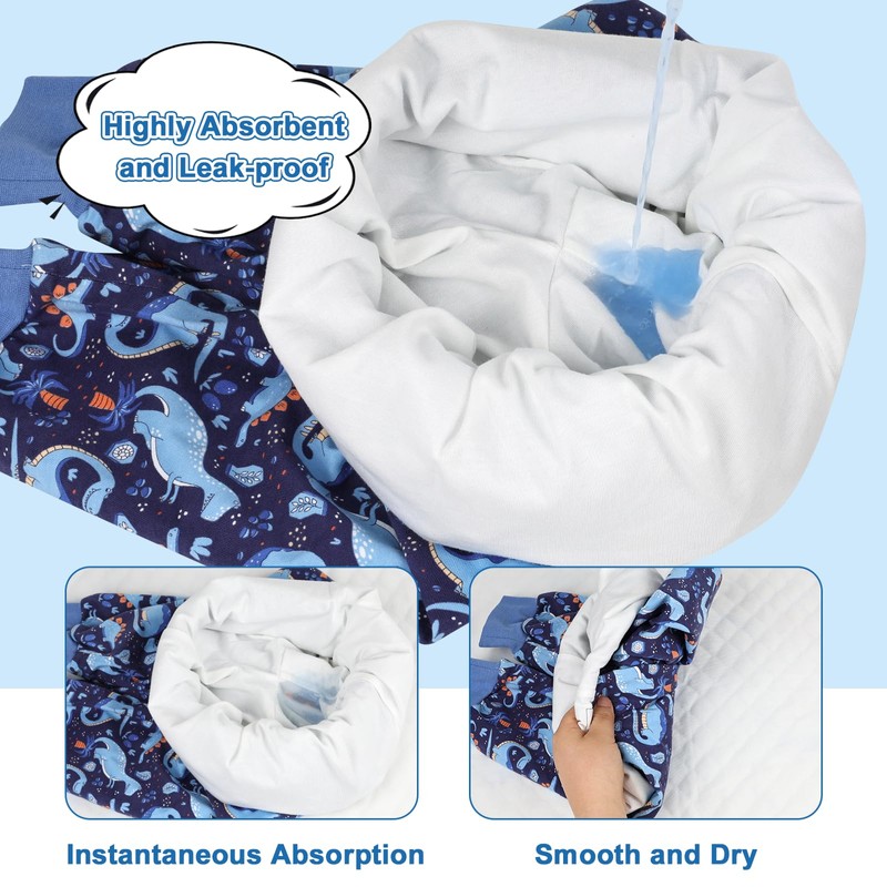 FLYISH DIRECT Toddler Long Potty Training Pants | Quick Absorbing