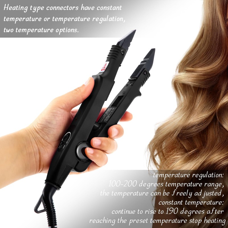 Lothee Hair Extension Tool with Keratin Glue Granule Beads, US