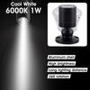 DEDC 6pcs Mini LED Spot Lights, 1W 5V 6000K Under