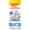 Glad ForceFlex MaxStrength XL Trash Bags, 20 Gal, Fresh Clean,