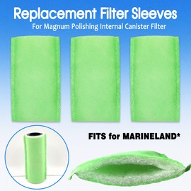 xcivi 6PCS Carbon Bags Filter Media for Aquariums, 3 Pack Polishing Internal Canister Filter Compatible with Marineland ML90769 JH Floss Sleeve Magnum Polishing Internal Filter