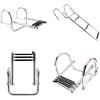 HYDDNice 3Step Pontoon Boat Ladder Stainless Steel Telescoping Inboard Ladder