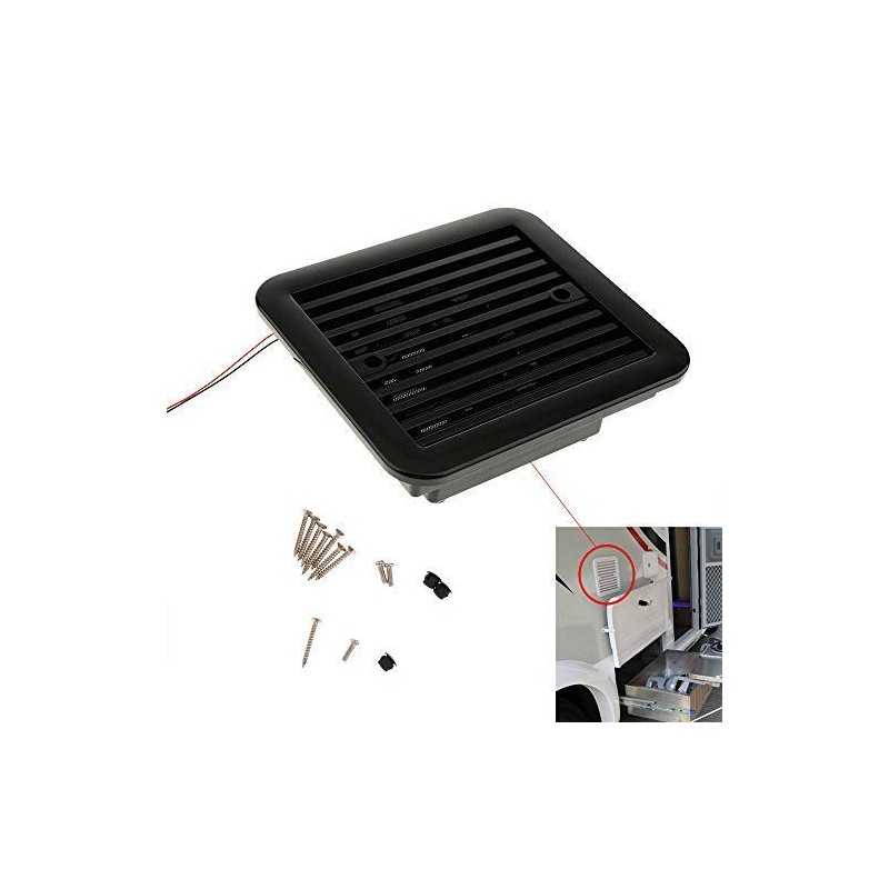 MASO 12V One-Way Silent Cooling Fan Side Exhaust Port Air