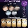12X Magnifying Glass with Light and Stand, 5 Color Modes