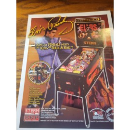Stern Elvis Pinball Machine Flyers 2 of them...FREE US shipping