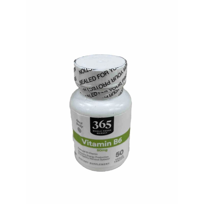 365 x2 365 Whole Foods Market Vitamin B6 50 mg