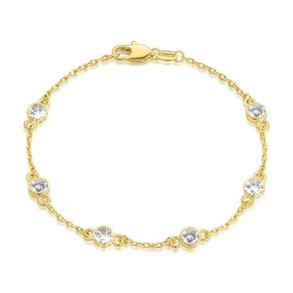 Gold Bracelets for Women 14K Gold Bracelets for Women Cubic