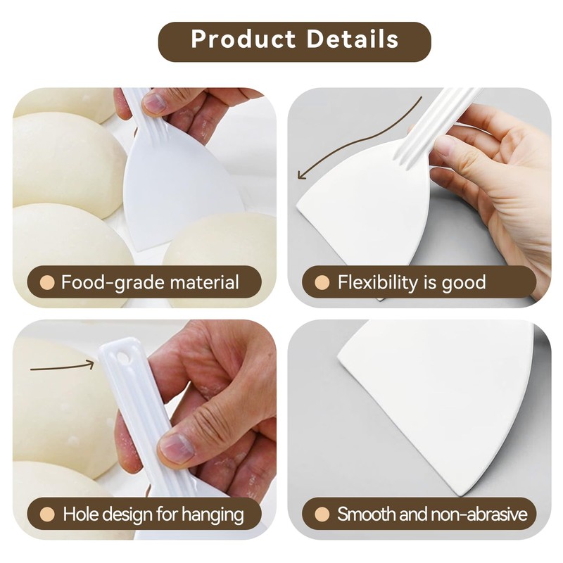 Teichner Pizza Spatula, Pizza Dough Spatula, Flexible Set, Dough Flexible