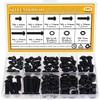 151 Pieces M6 Screws Nuts Washers Set Black, Sutemribor M6