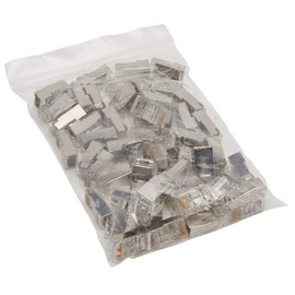 Tripp Lite Ca6 RJ45 Pass-Through FTP Modular Plug 50 Pack (N232-050-FTP)