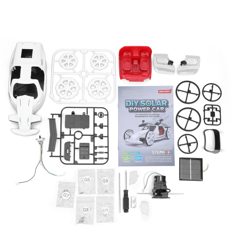 Solar Toys Car Kits for Children Kids Science Education Self