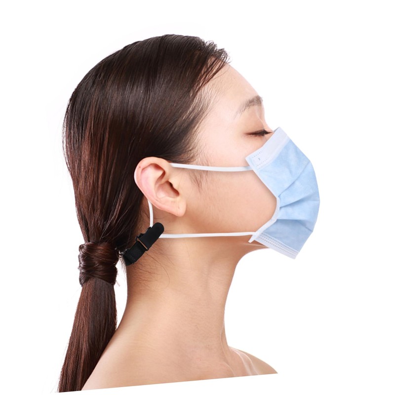 IWOWHERO 10 Pcs Adjustable Elastic Mask Extenders Flexible Ear Straps