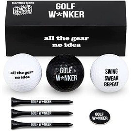 HORRIBLE BALLS Golf Funny Gift Sets- Funny Gag Novelty Present for Him for Golfers - Rude Joke Pack
