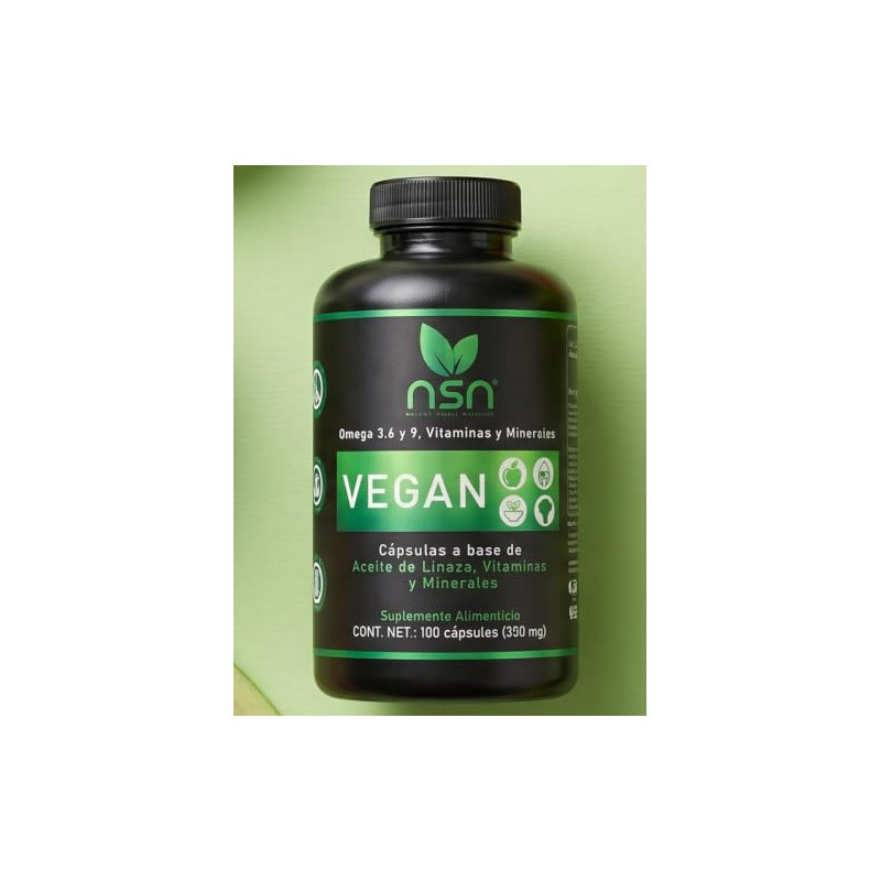 Omegas Veganos | Vegan - con Omega 3, 6 y