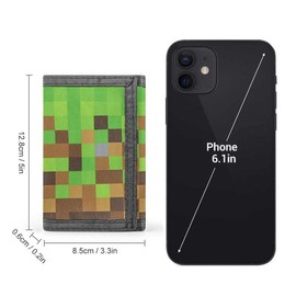 Kids Wallet for Boys Girls- Kids Trifold Wallets Ages 4-18, Cute Kawaii Brick Wallet For Boys, Children Wallet for Birthday Graduation Gifts