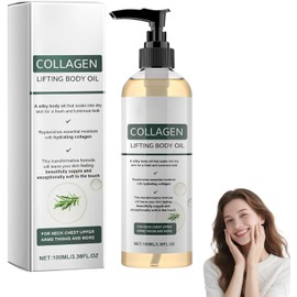 Aceite Hidratante de Colágeno para Cuerpo & Post-Ducha, Aceite Reafirmante de Colágeno con Fórmula Hidratante para Mujeres y Hombres, Ligero y No Graso (1 pcs)