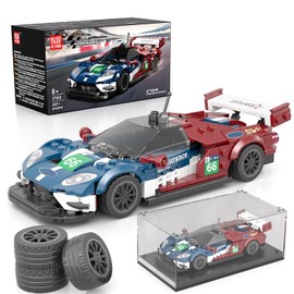 Mould King Vintage Car Building Kits, MOC Racing Car Toys Model, Vehicle Blocks Set Suitable for Boys to Build, House Decoration Gifts for Kids and Adults (320Pcs)