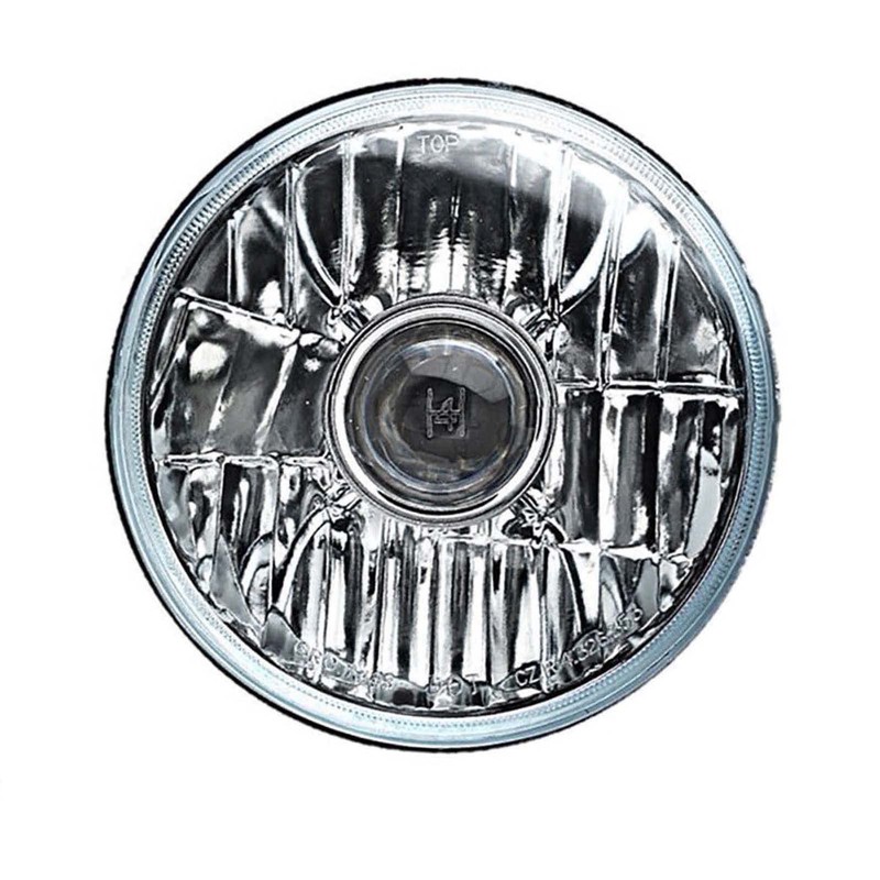 Octane Lighting 7 Inch Crystal Projector Headlight 6V 60/55W Halogen