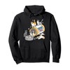 Antidepressant Cat, Serotonin Booster Cats Pullover Hoodie