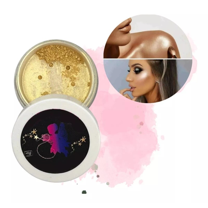 Universo en Linea Polvo De Hadas Iluminador Body Glitter Rostro,