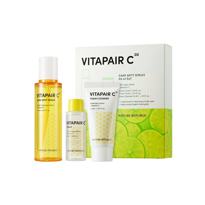Nature Republic 네이처리퍼블릭 비타페어C 잡티세럼 90ml 대용량 기획세트 Nature Republic