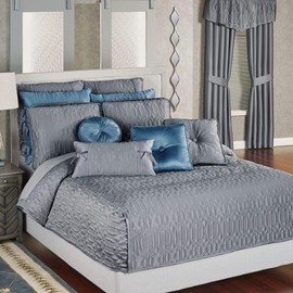 Touch of Class Oxford Classics Quilted Bedding and Accessories Available in 5 Colors to Mix and Match Warm Gray Mini Coverlet Set Queen