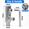 Broken Pipe Thread Extractor Tool – Adjustable 4/6 Point Faucet