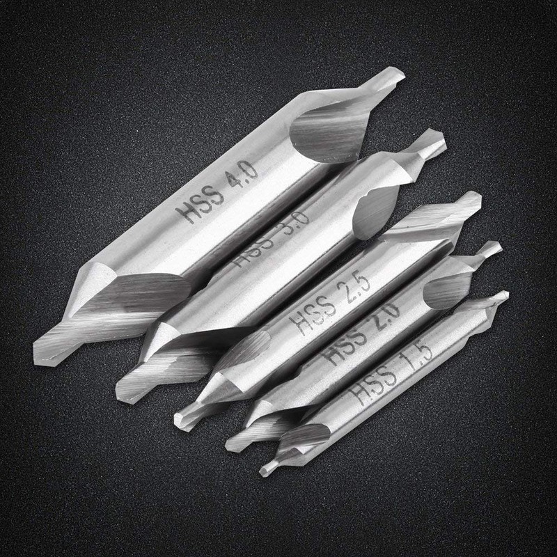 Centre Drill Metal 4 mm, Centre Drill, 5-Piece Drill Set,