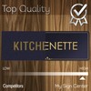 Kitchenette - Laser Engraved Sign - 3"x9" - .050 Black