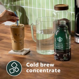 Starbucks Cold Brew Coffee Concentrate, Dark Chocolate Hazelnut Flavored Iced Coffee, 32 fl oz