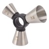 3 End Bar Measuring Cup 304 Stainless Steel Ergonomic Wine