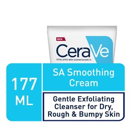 CeraVe CeraVe SA Smoothing Cream Moisturiser Tube with Salicylic Acid for Dry, Rough & Bumpy Skin 177ml