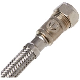 Plumb Pak PF258 15mm x 3/4-inch x 300mm Flexible Iso Valve Tap Connector