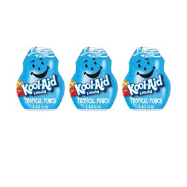 Kool-Aid Liquid, Water Flavoring Enhancer, Tropical Punch, 1.62oz Container (Pack of 3)