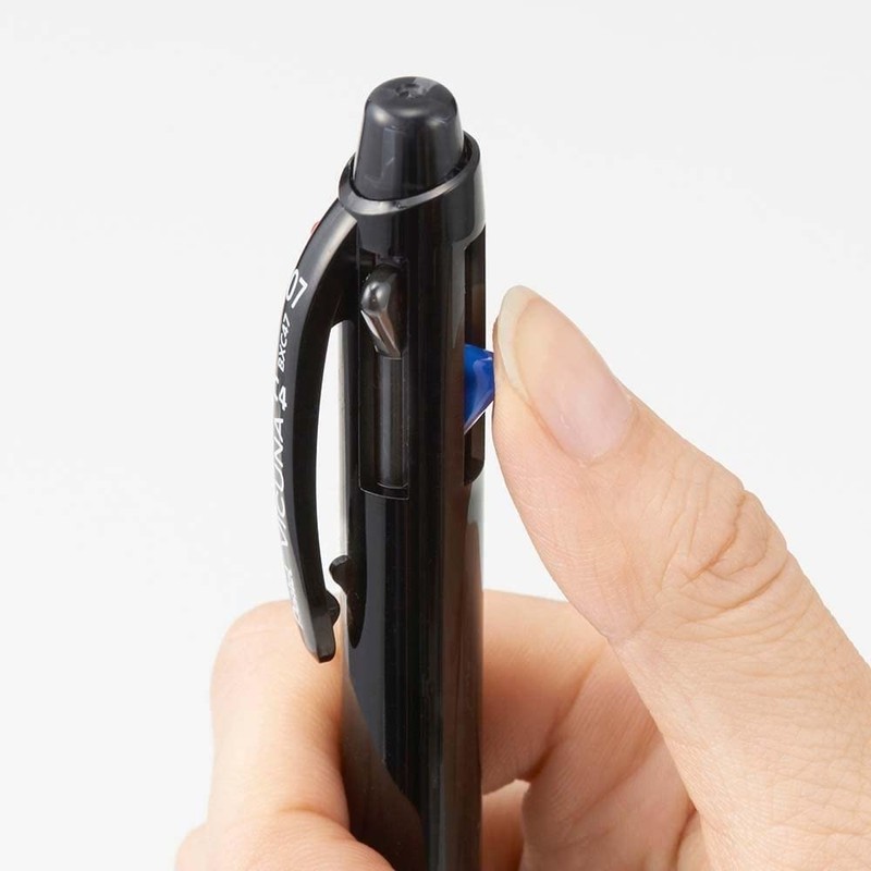 Pentel VICUNA Ballpoint Pen - Black Barrel - 4 Colours